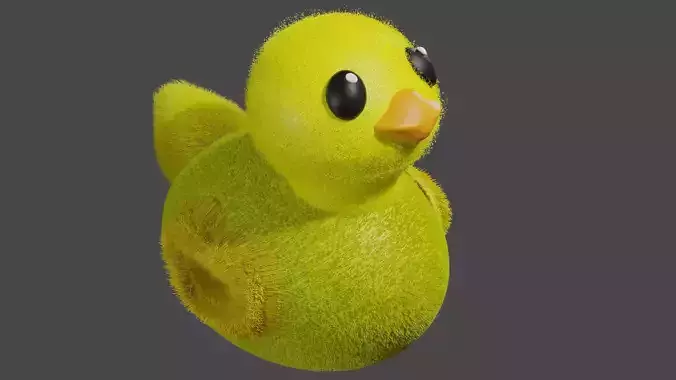 Little fluffy duck