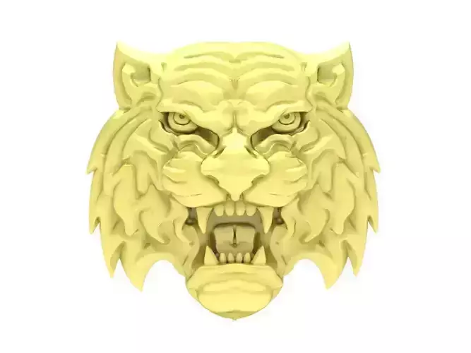 head tiger for ring or pendant  3751