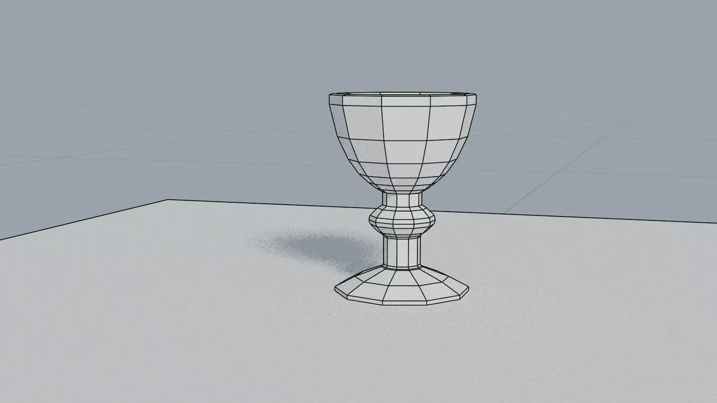 China 1 Teacup Free low-poly 3D model