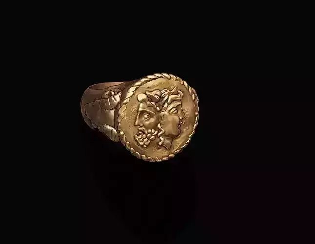 old coin ring