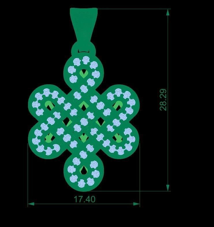 Celtic Pendants 3D print model_5