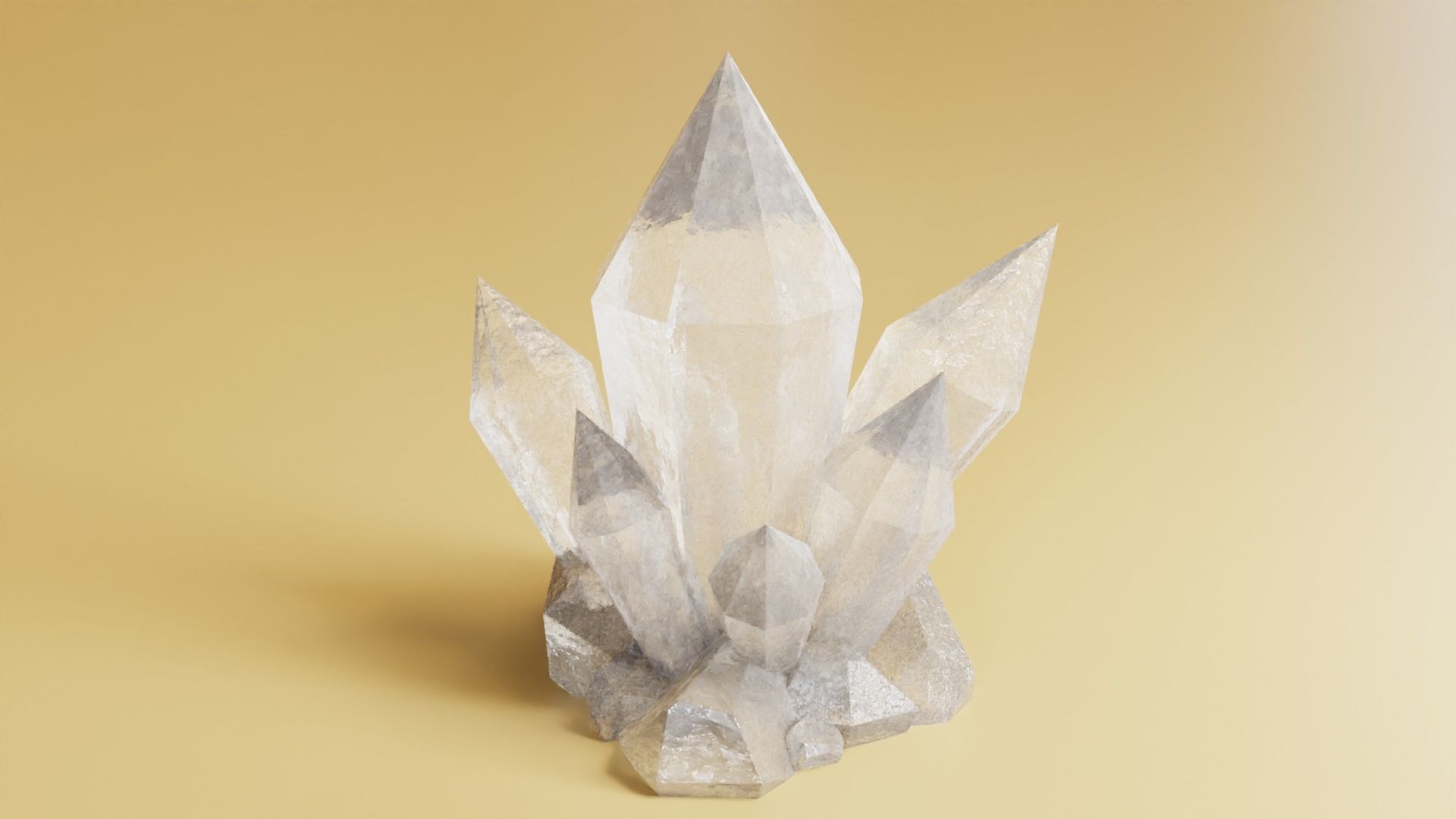 Crystal 3D model_2
