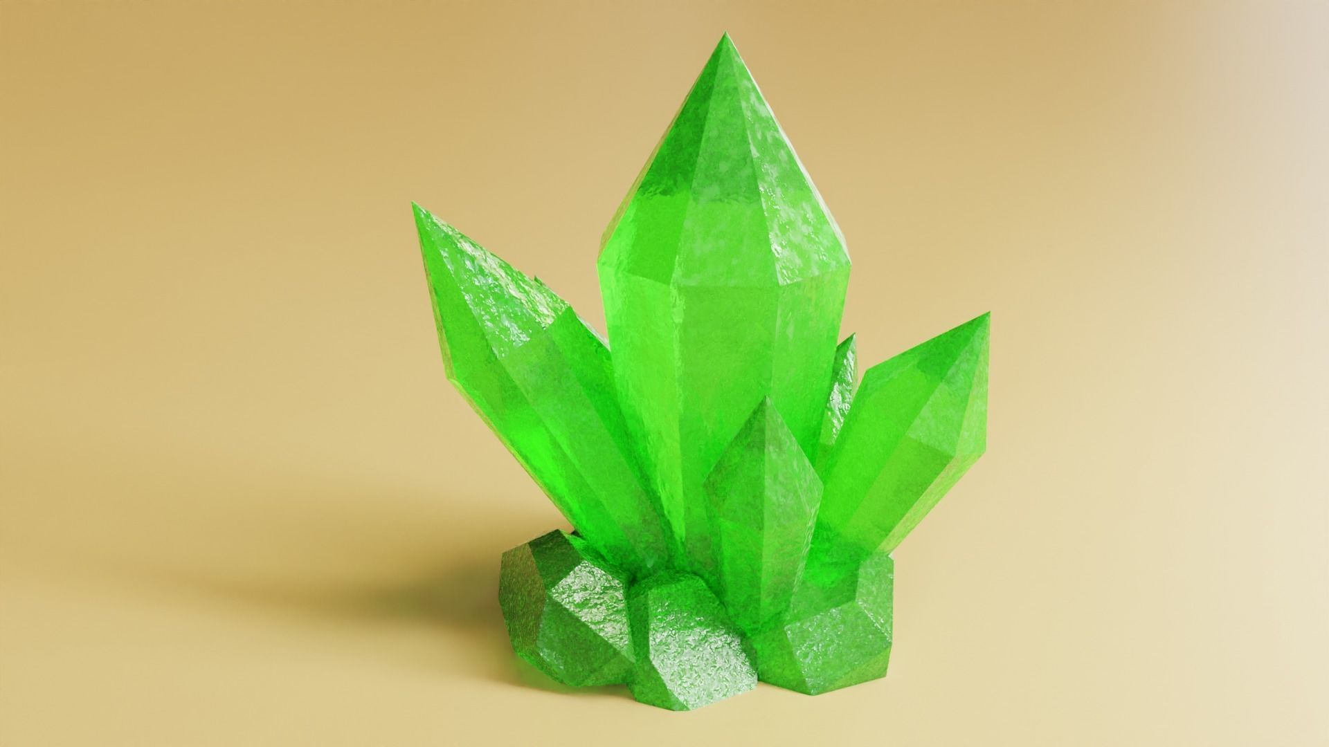 Crystal 3D model_6
