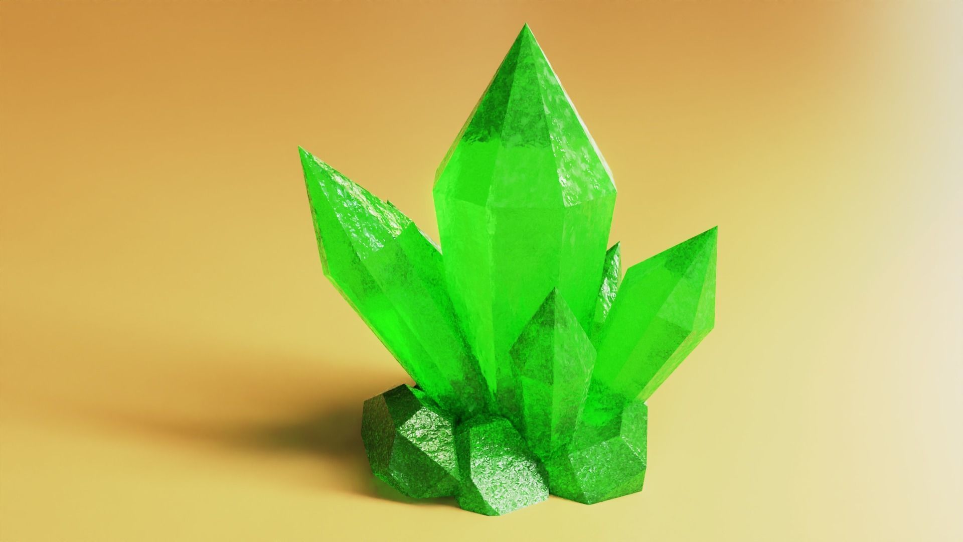 Crystal 3D model_7