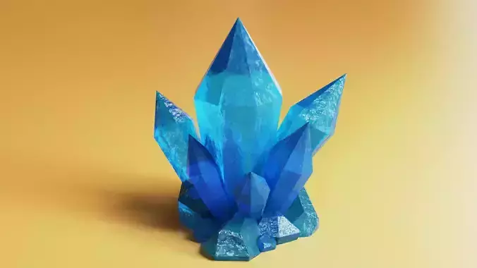 Crystal 3D model