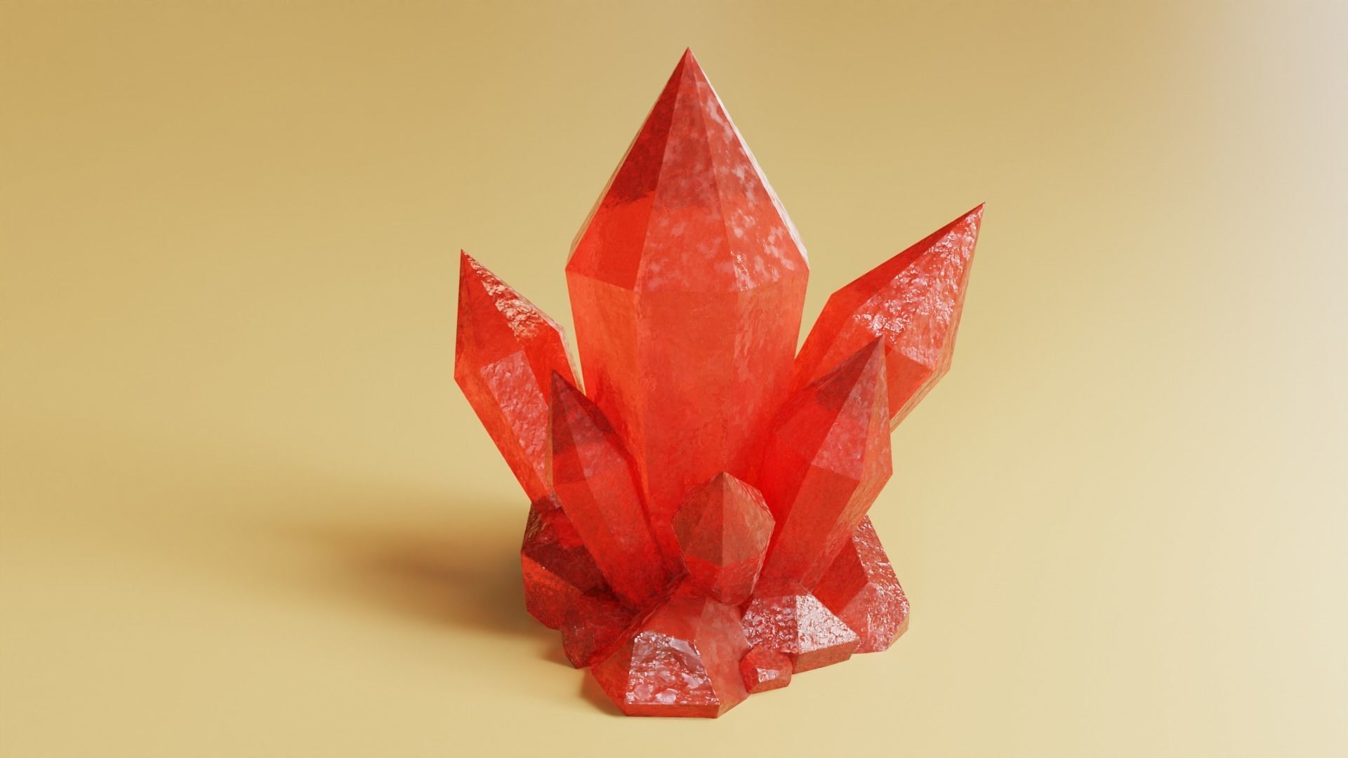 Crystal 3D model_8