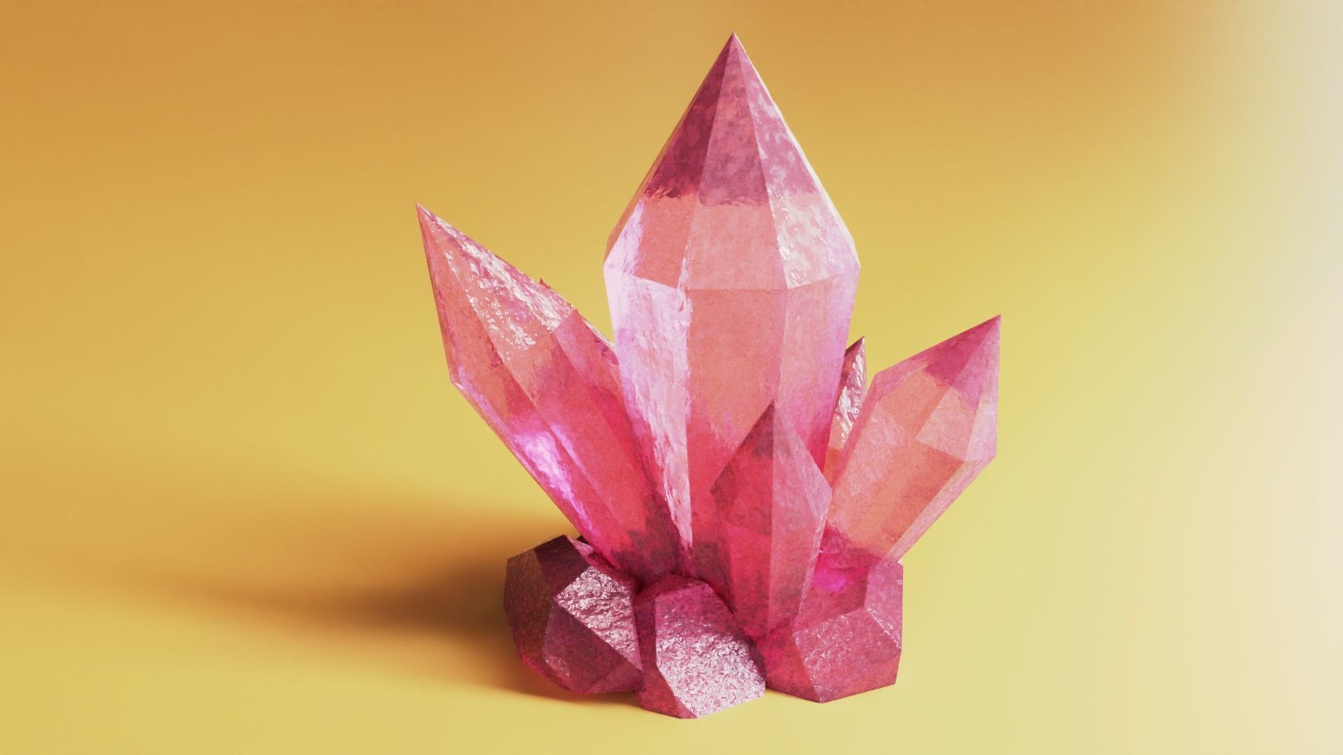Crystal 3D model_5