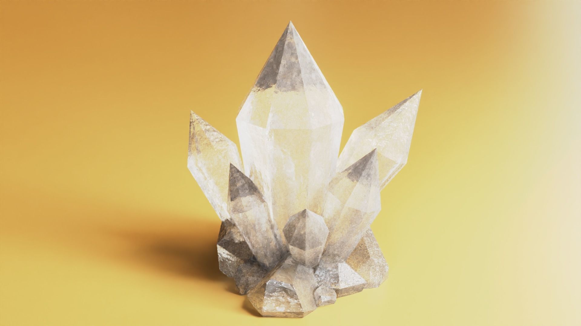 Crystal 3D model_3