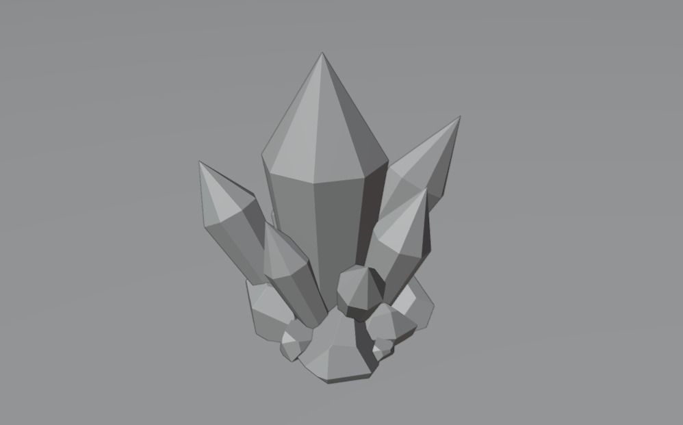 Crystal 3D model_11
