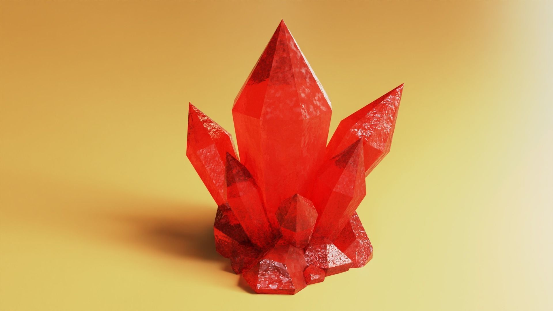 Crystal 3D model_9