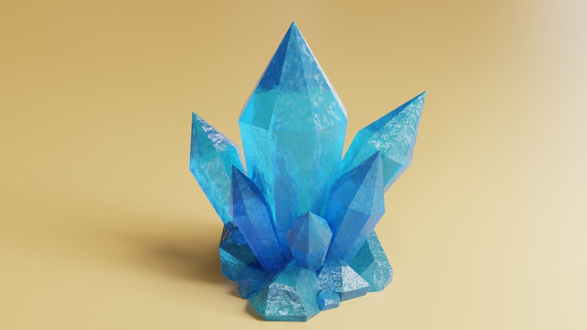 Crystal 3D model_1