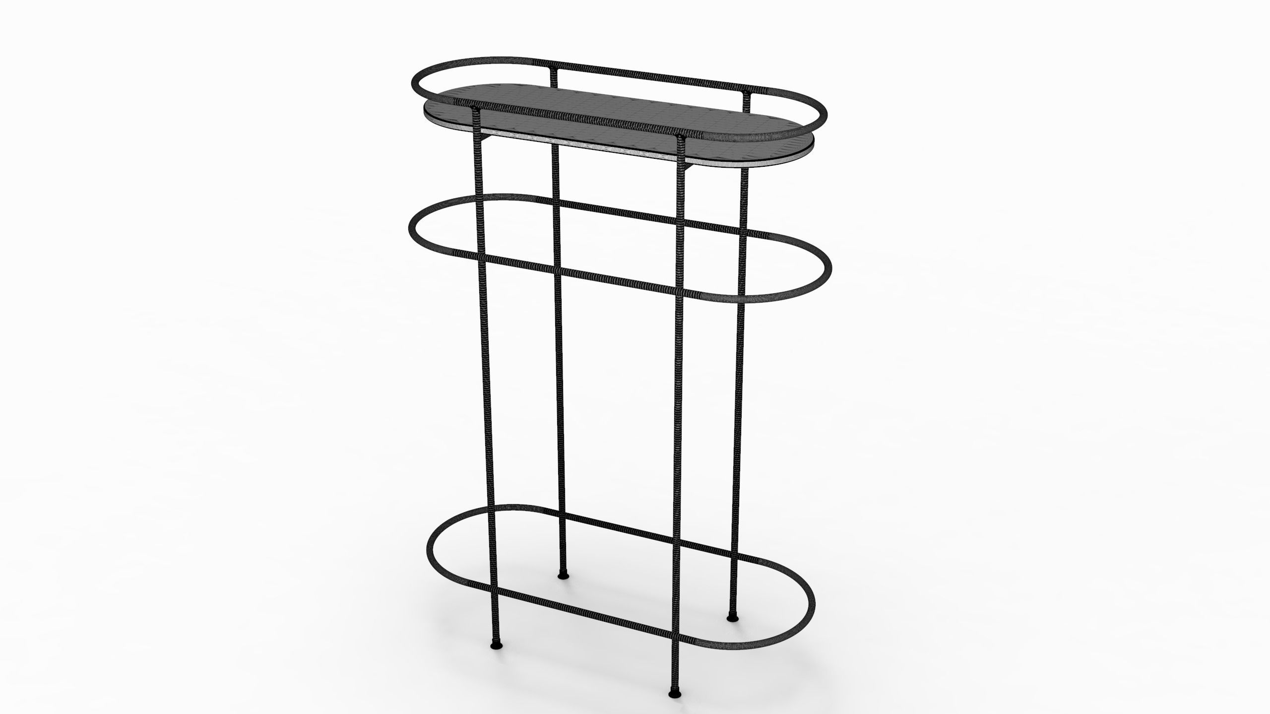 Towel Rail 3D model_10