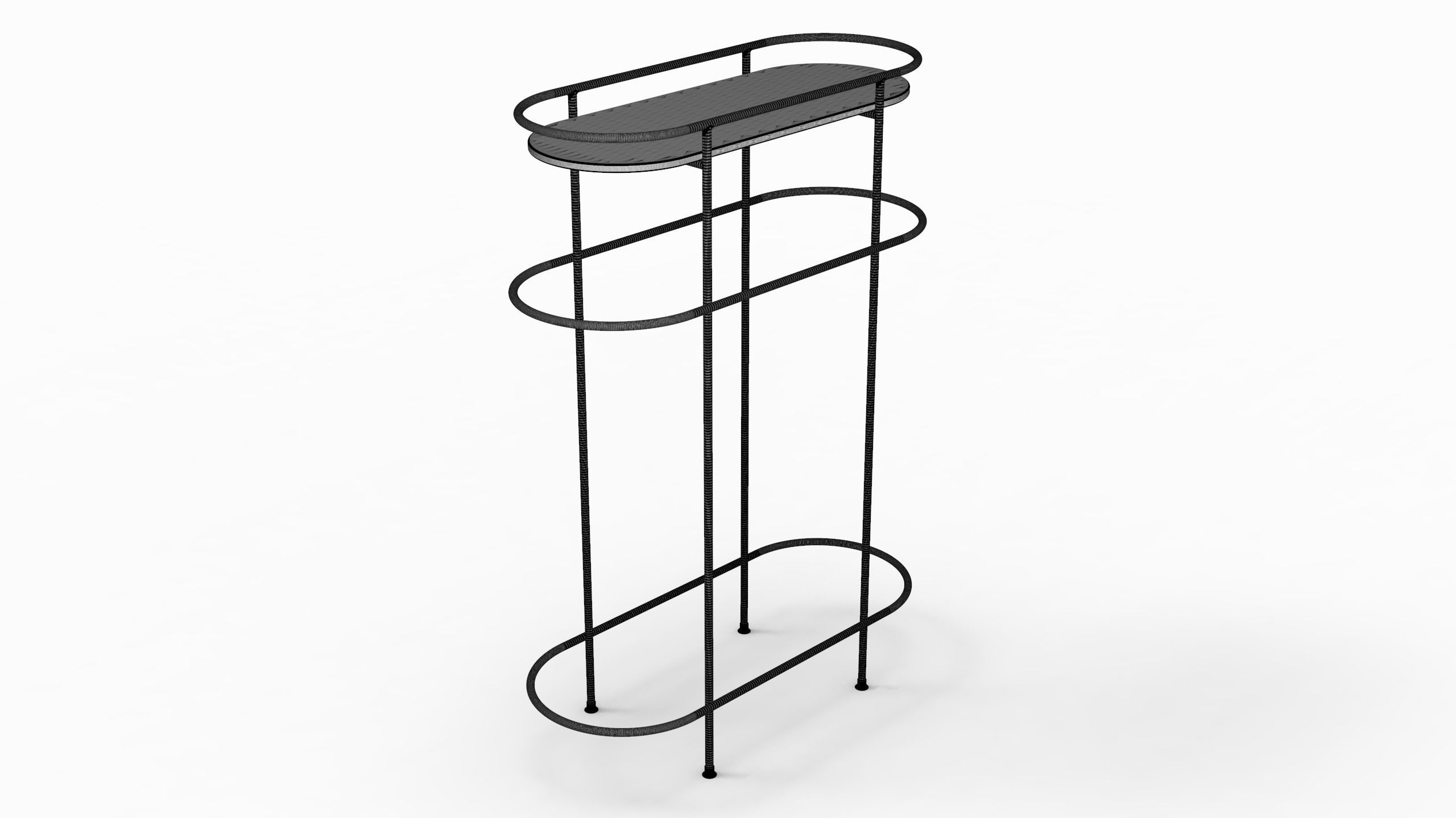 Towel Rail 3D model_15