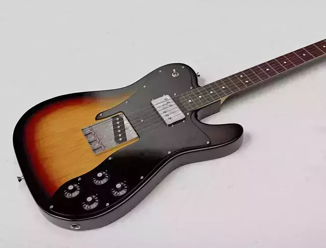 Fender Telecaster Custom - High Quality Electric Guitar 3D model