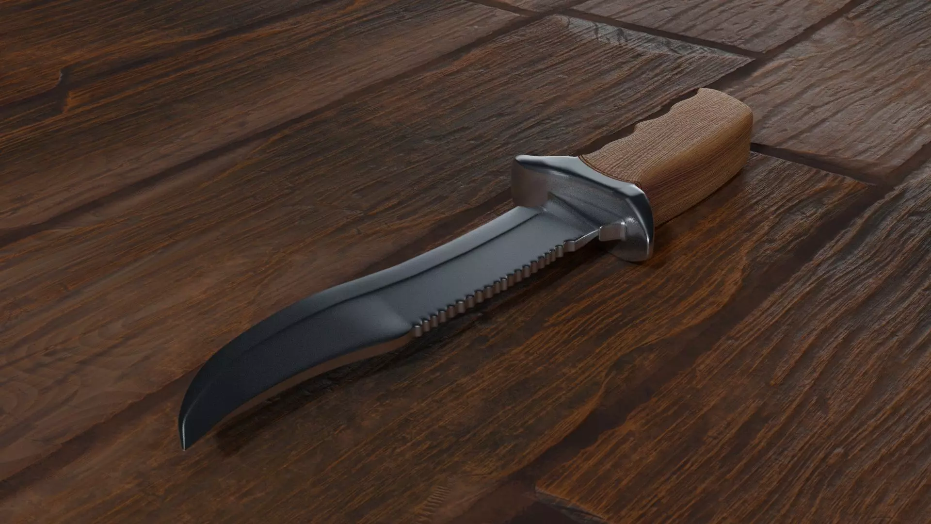 3D Knife 3D model_0