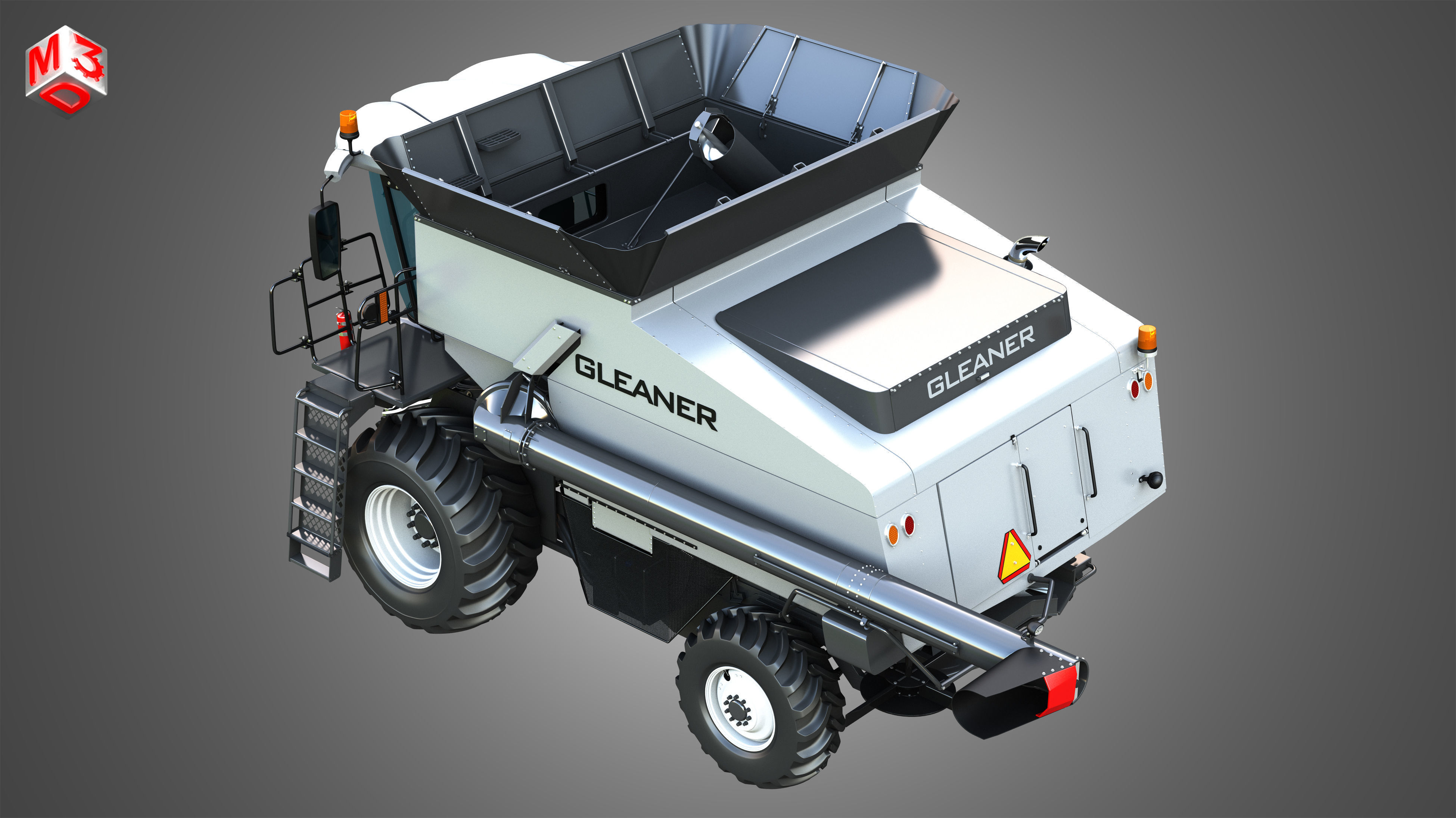 S96 - Combine Harvester - without Harvester Header 3D model_16