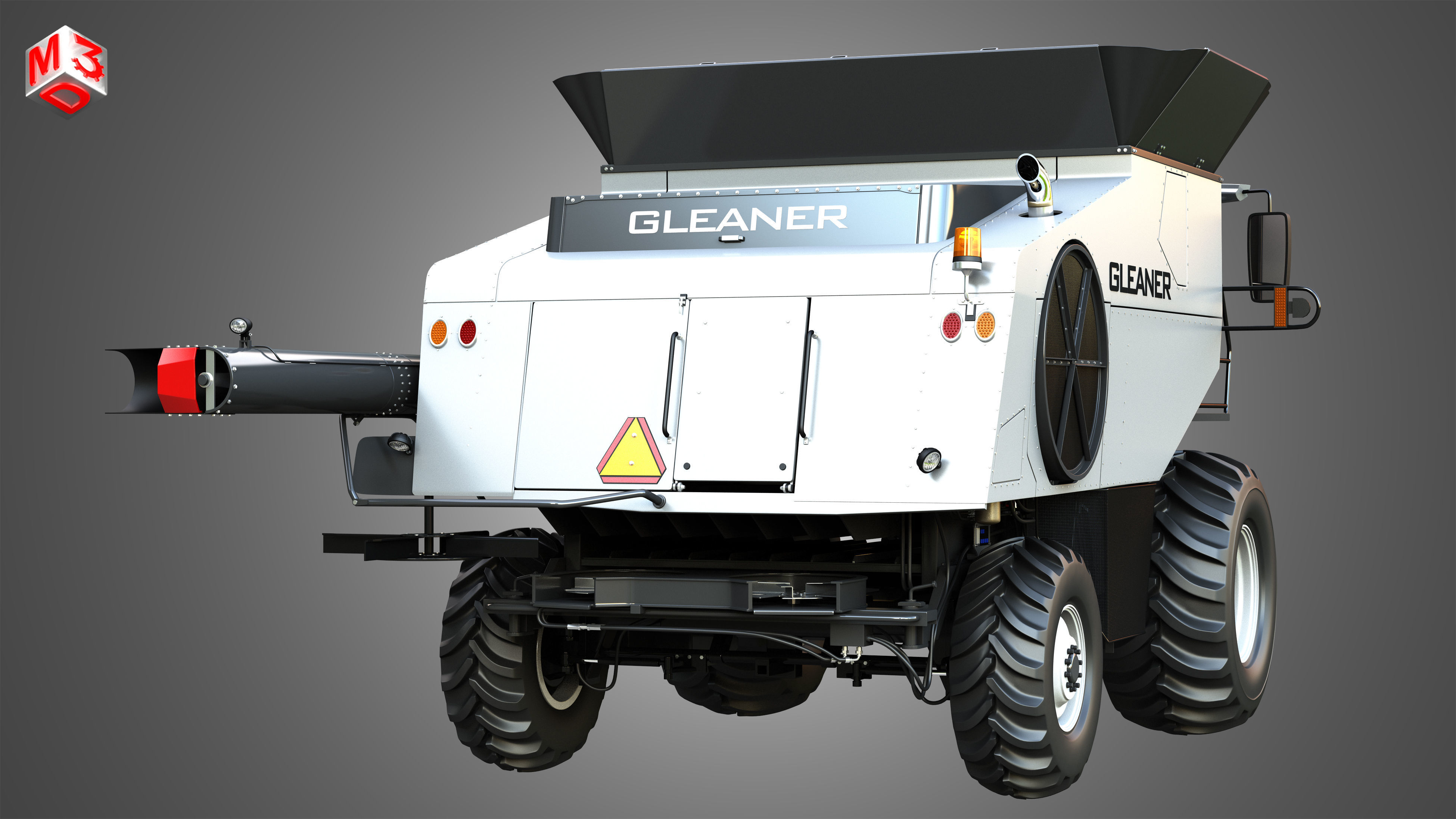 S96 - Combine Harvester - without Harvester Header 3D model_12