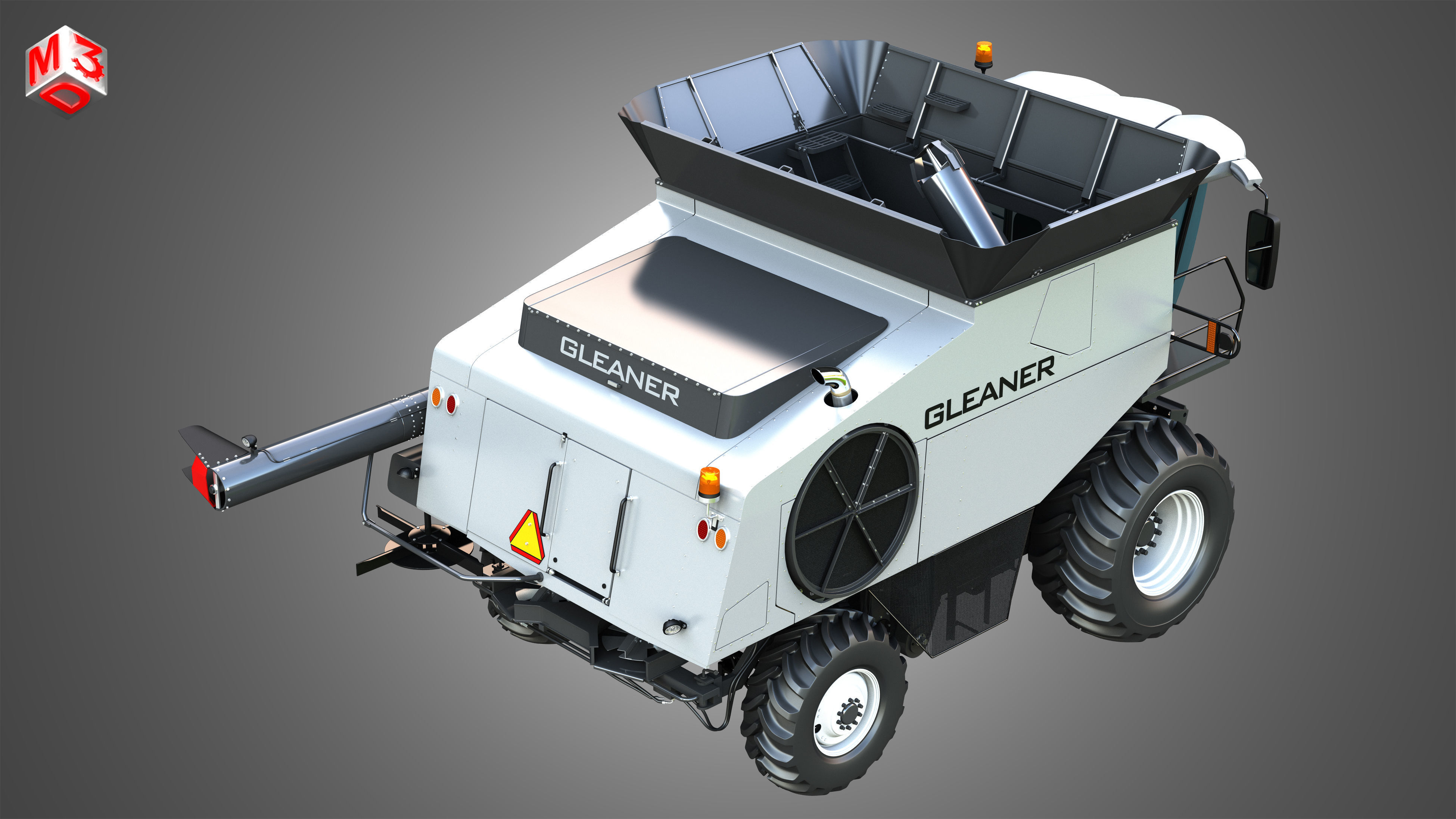 S96 - Combine Harvester - without Harvester Header 3D model_14