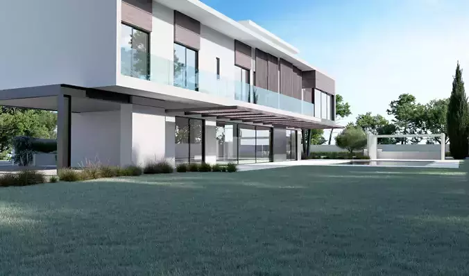 Modern Building 2 3D model