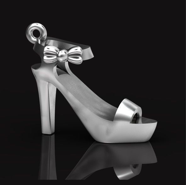 fashionable stylish pendant women shoe sandals 439  3D print model_23