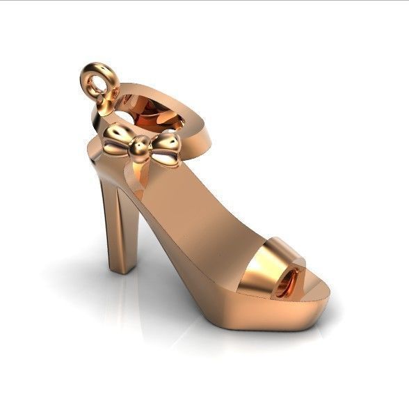 fashionable stylish pendant women shoe sandals 439  3D print model_17