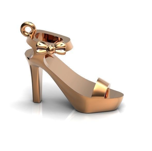 fashionable stylish pendant women shoe sandals 439  3D print model_15