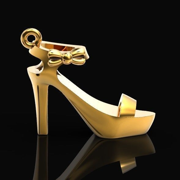 fashionable stylish pendant women shoe sandals 439  3D print model_30