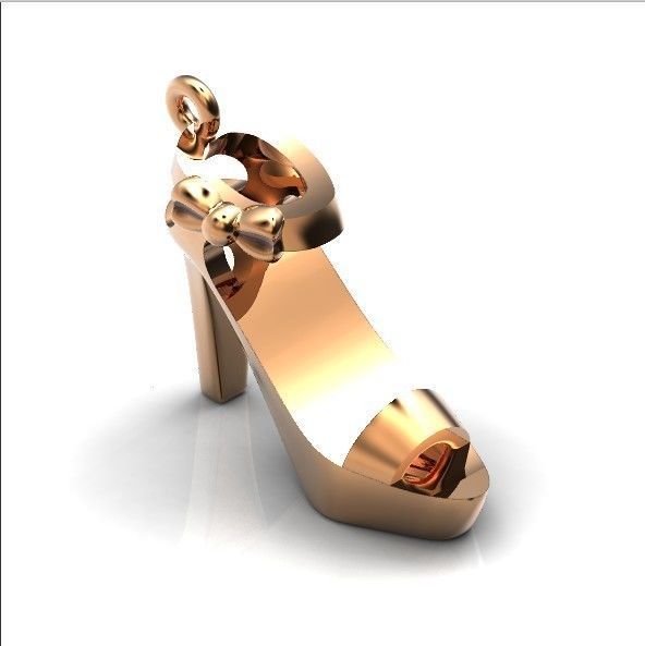 fashionable stylish pendant women shoe sandals 439  3D print model_21