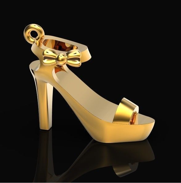 fashionable stylish pendant women shoe sandals 439  3D print model_27