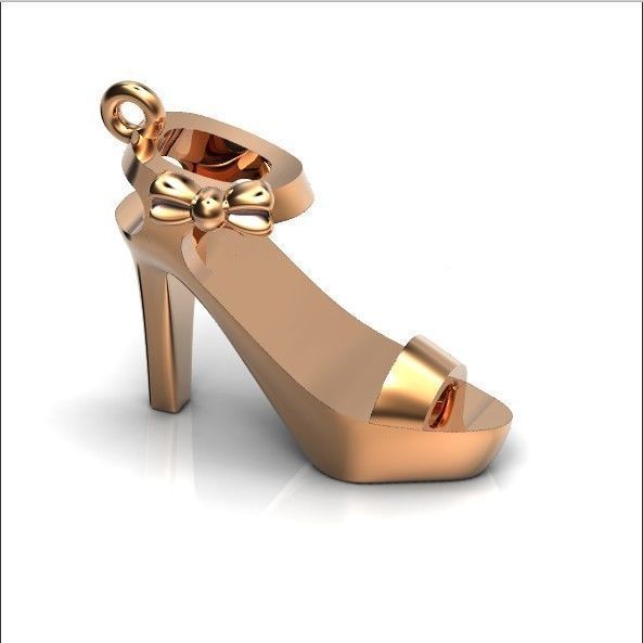 fashionable stylish pendant women shoe sandals 439  3D print model_16