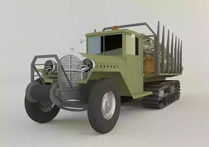 Cargo tracked timber