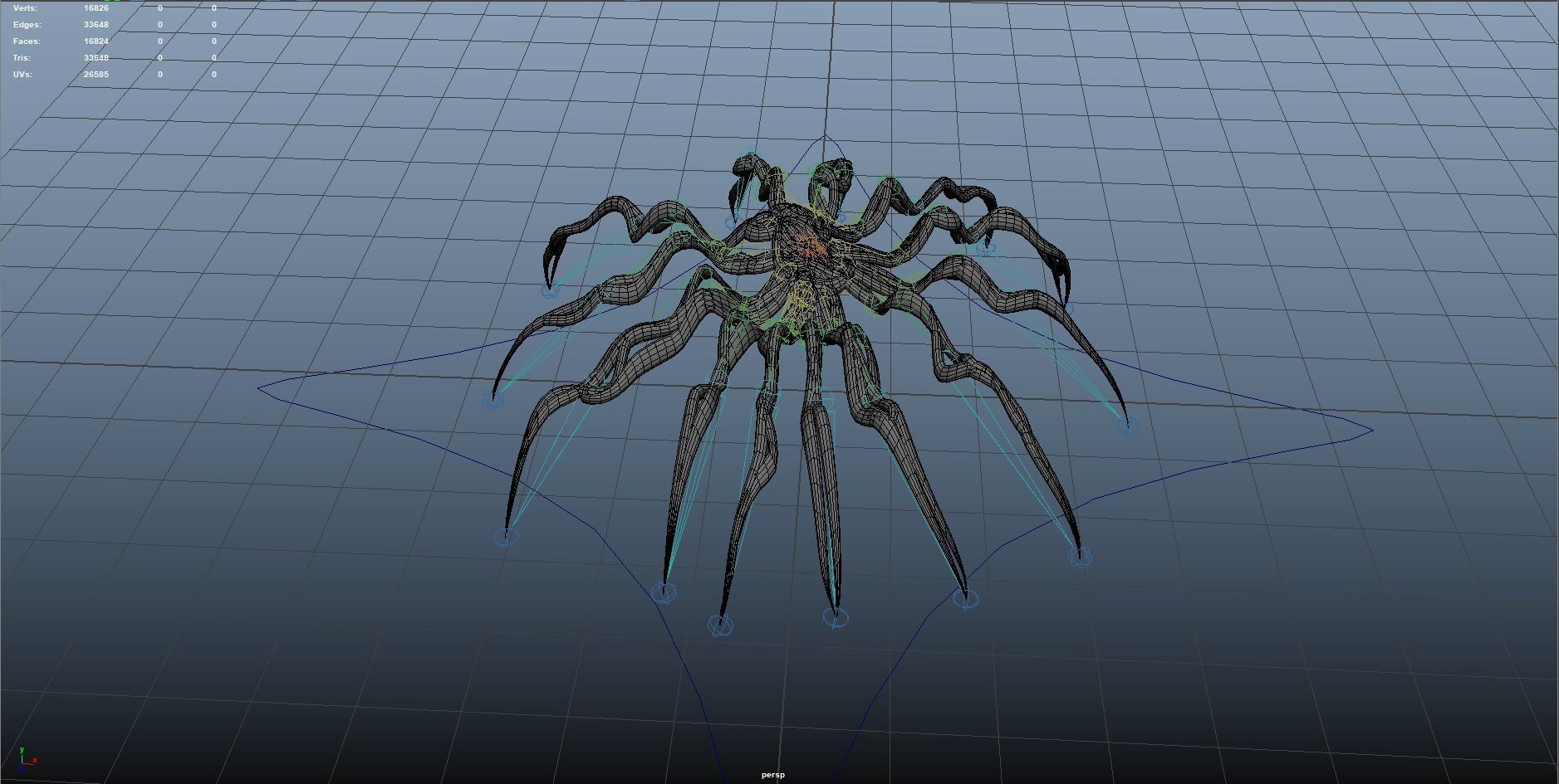 Spider Entity from the Backrooms 3D model_14