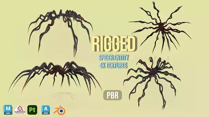 Spider Entity from the Backrooms 3D model