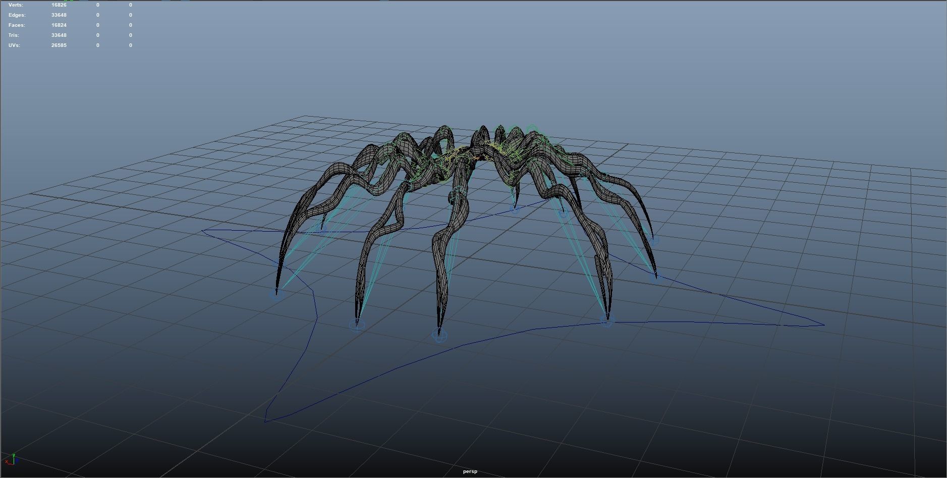 Spider Entity from the Backrooms 3D model_12