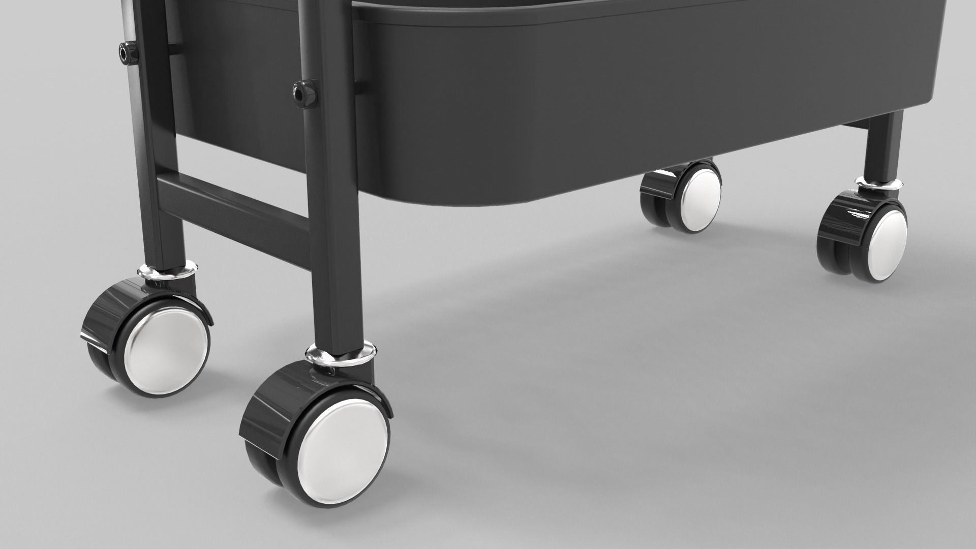 Service Rolling Cart 3D model_4