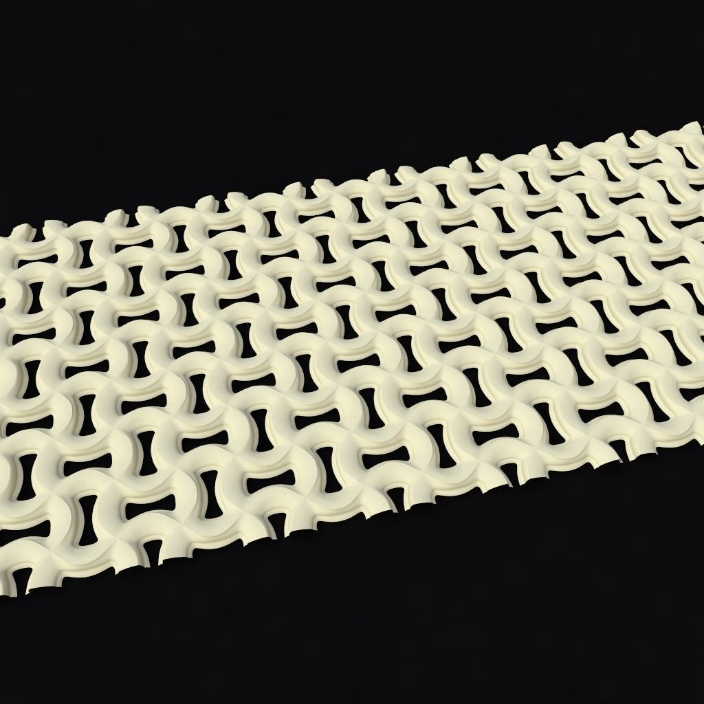 3d panel for walls Free 3D model_1