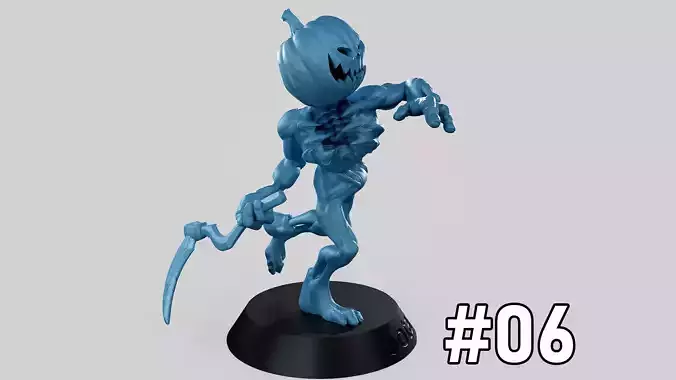 Pumpkin Undead Pose 06 3D print model