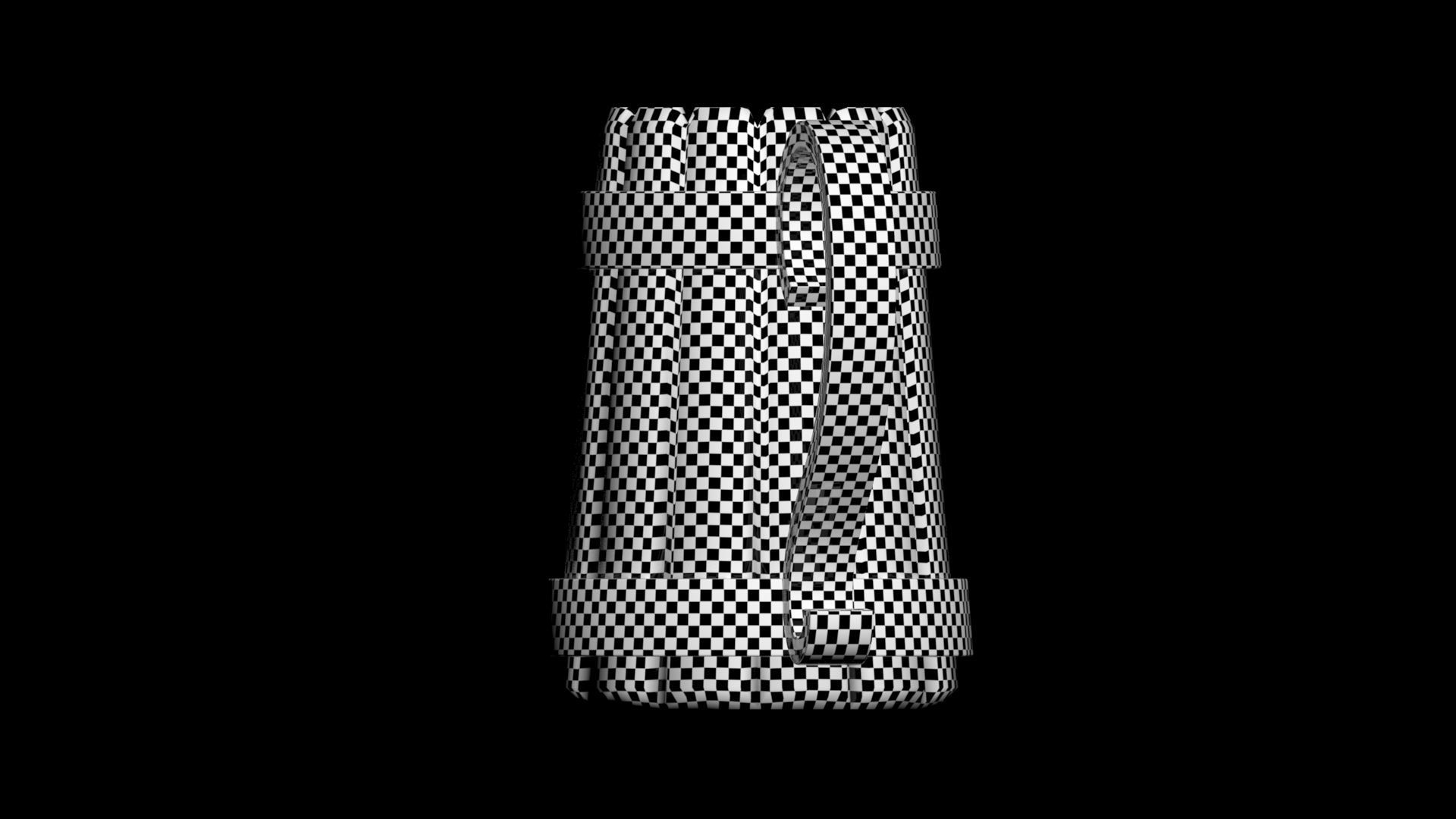 Stylized Wooden Mug Low-poly 3D model_17