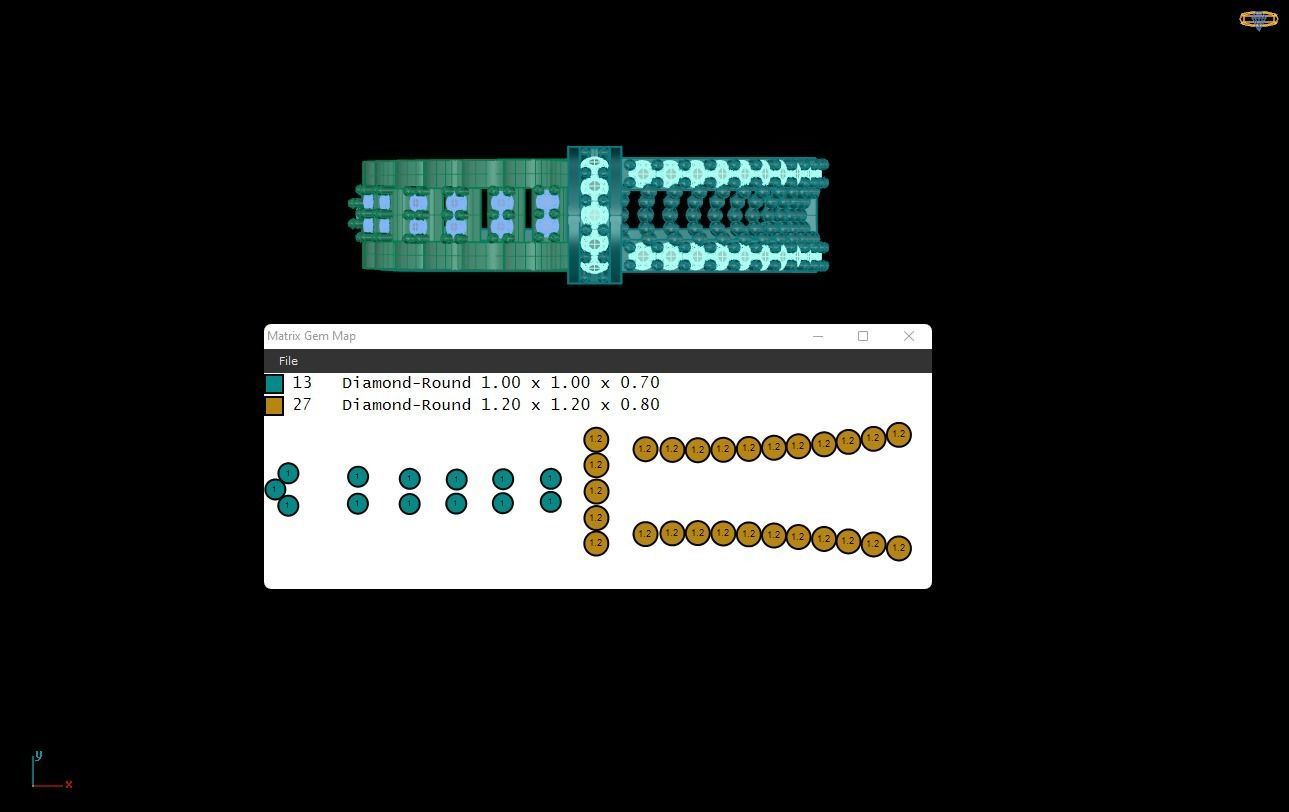 wedding Ring cocktail gemstone printable 008 3D print model_2