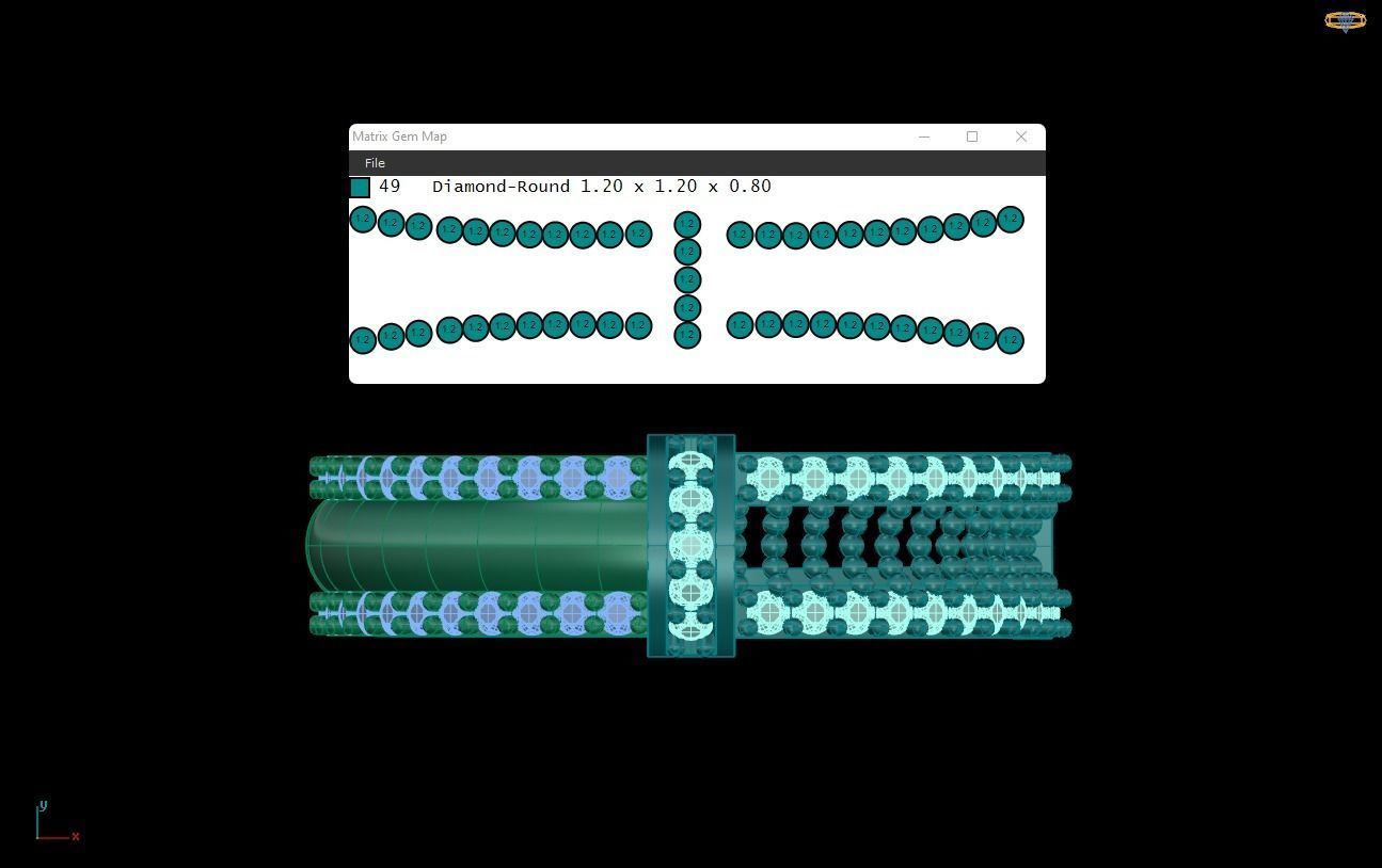 wedding Ring cocktail gemstone printable 010 3D print model_2