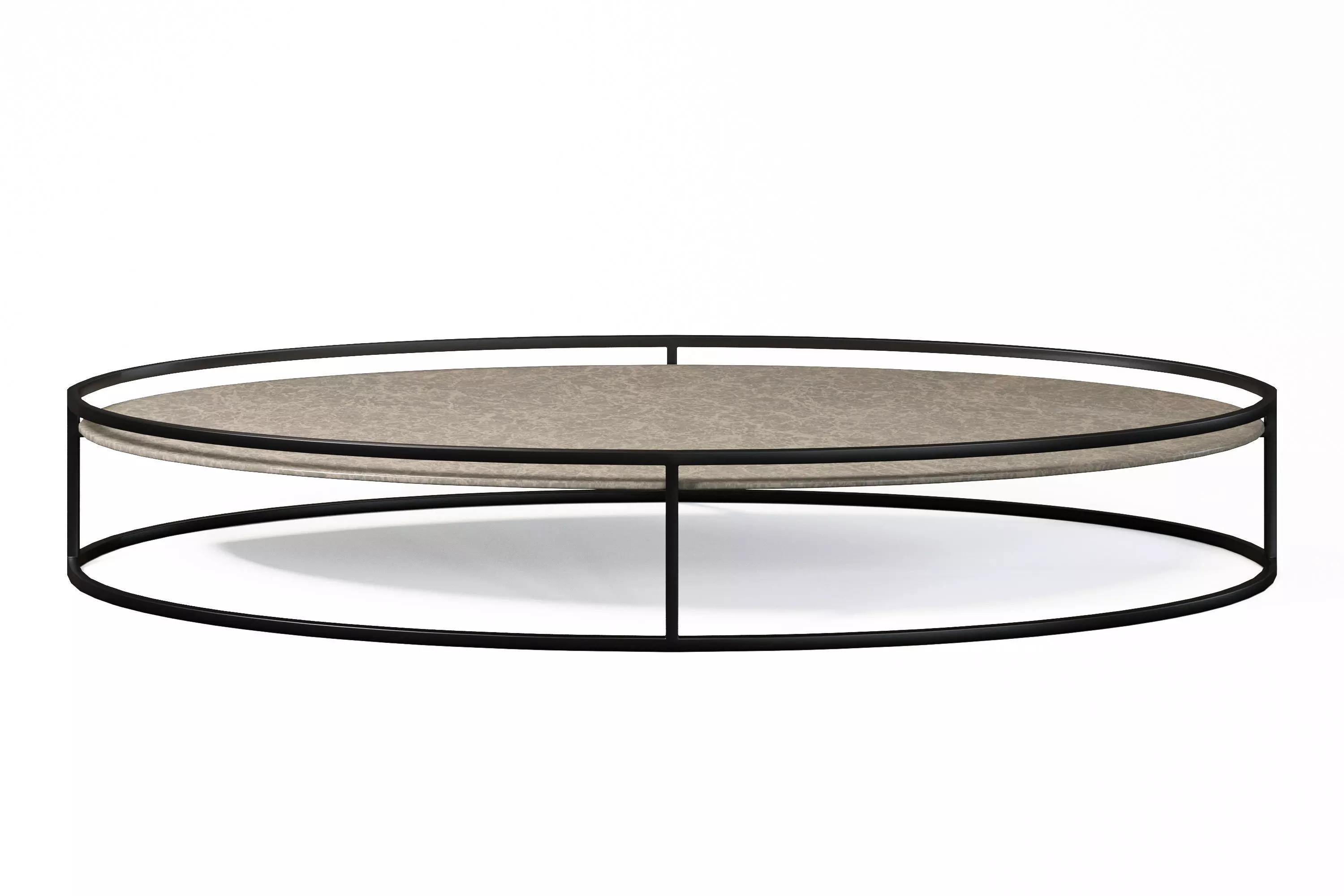 Coffee table Low-poly 3D model_0