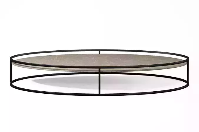 Coffee table Low-poly 3D model