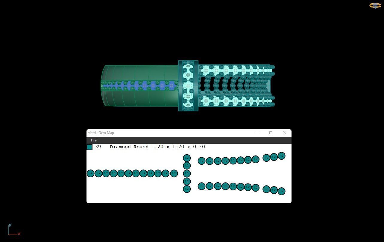 wedding Ring cocktail gemstone printable 012 3D print model_2