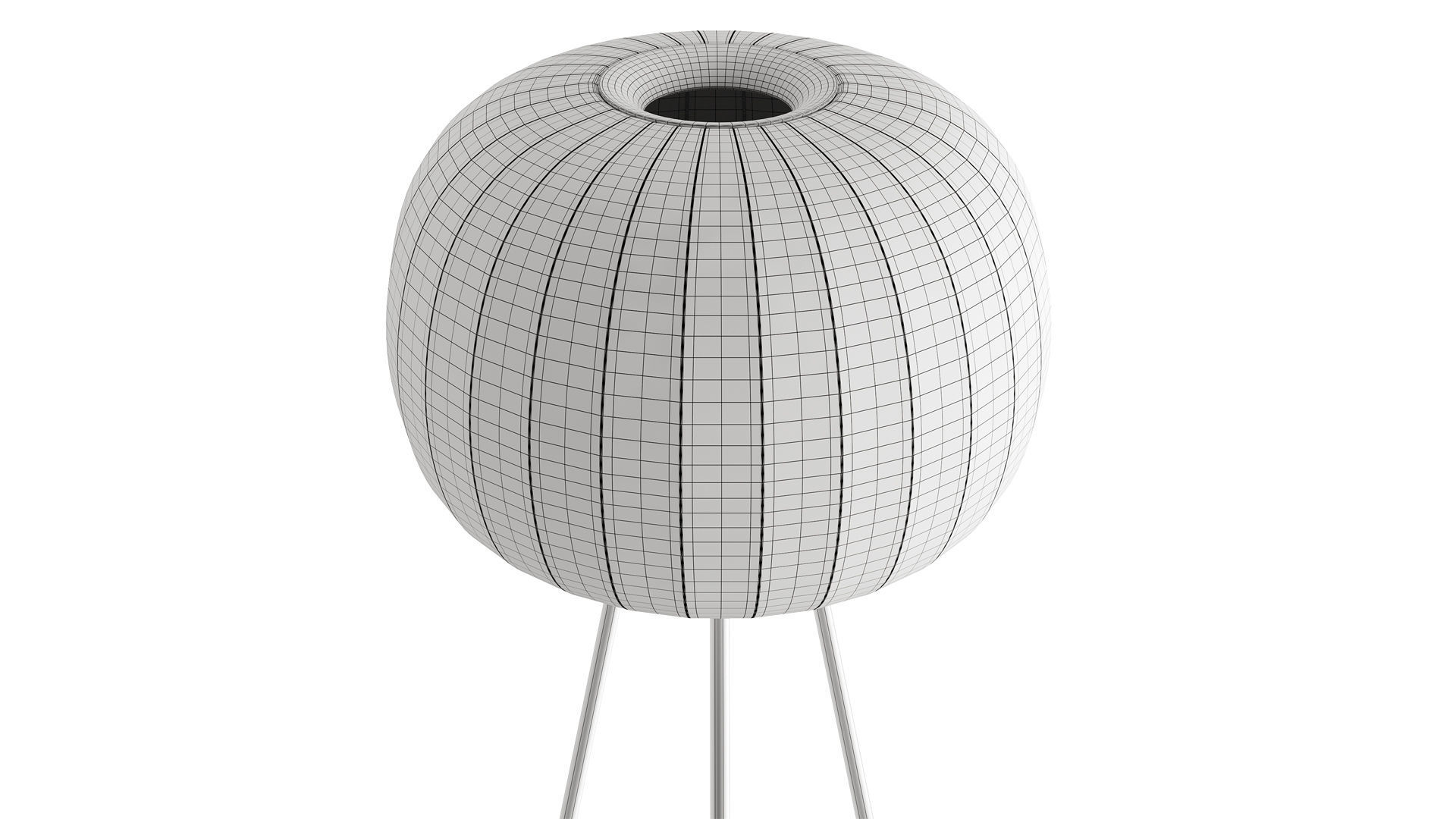 581 Paper Floor Lamp by VIPP 3D model_4