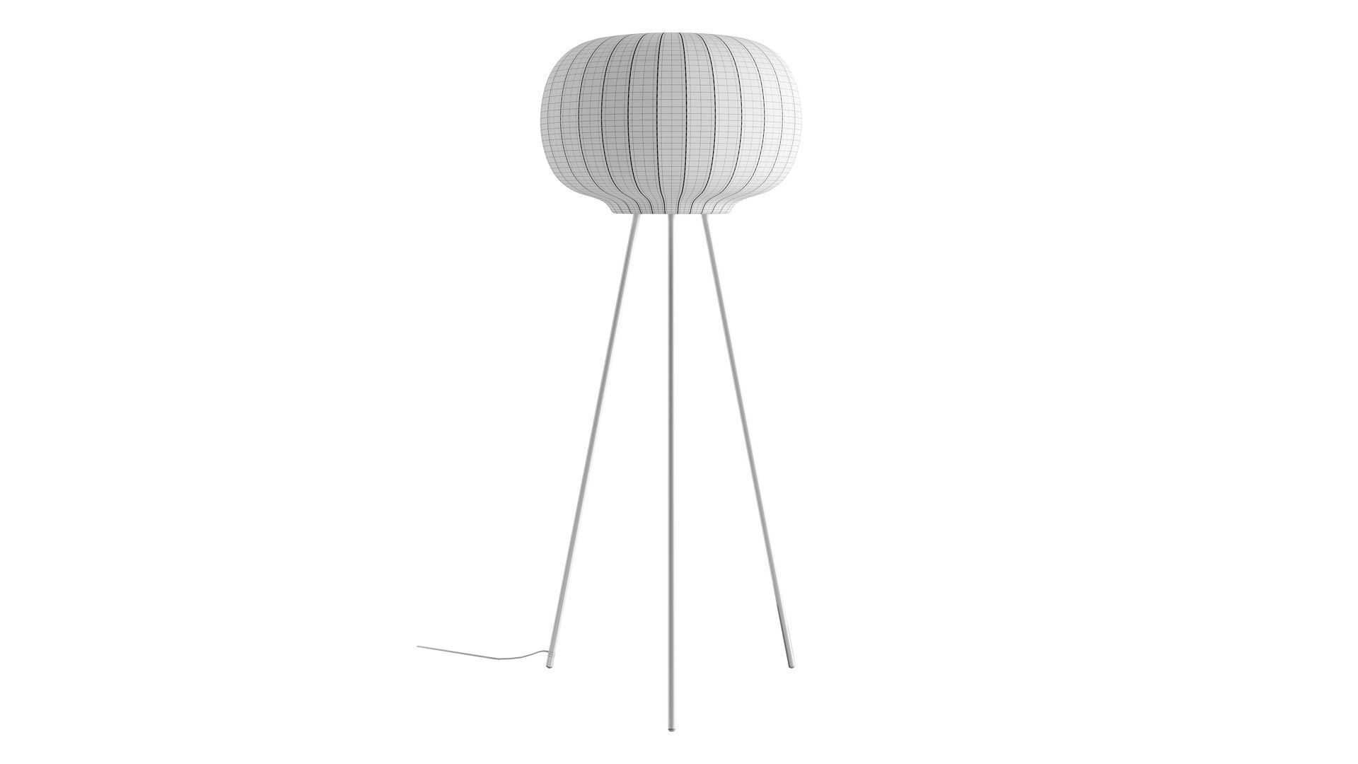 581 Paper Floor Lamp by VIPP 3D model_7