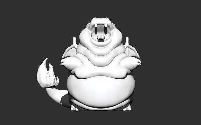 Charizard FAT 3D print model