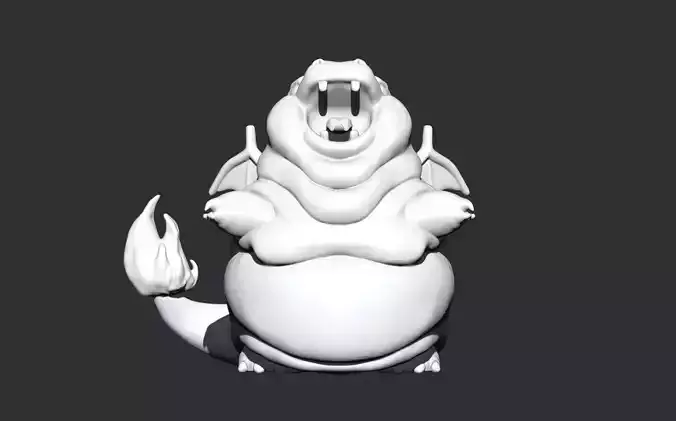 Charizard FAT 3D print model