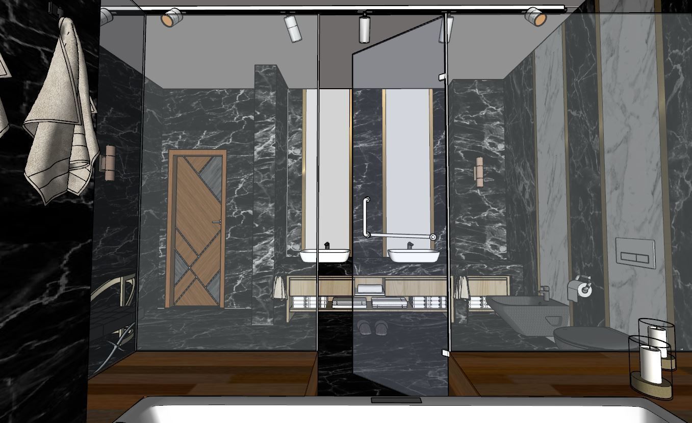 Modern bathroom 3D model_9