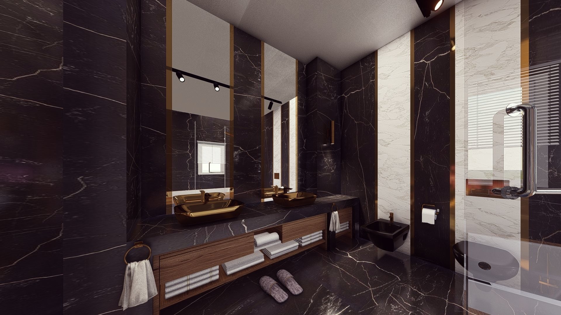 Modern bathroom 3D model_2