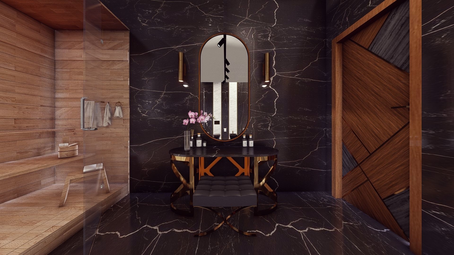 Modern bathroom 3D model_5